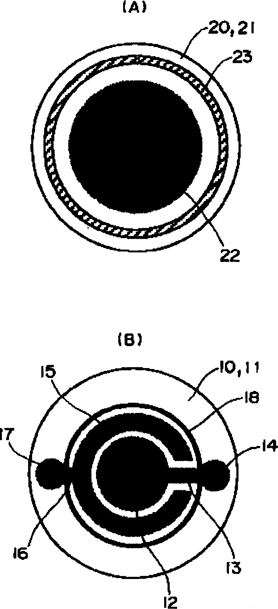 Electrostatic capacitor type pressure sensor and producing method thereof