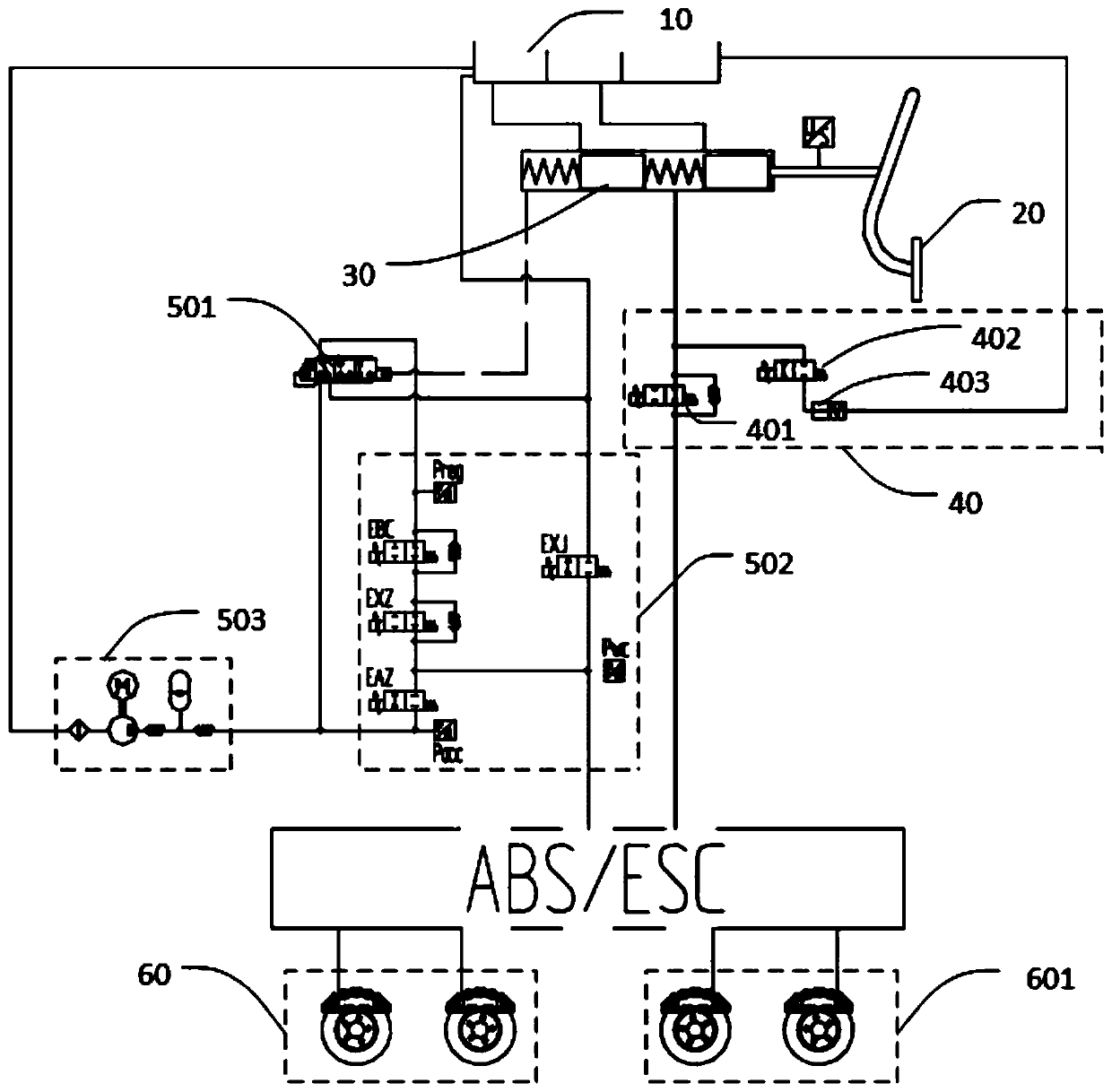 Pedal travel simulator device