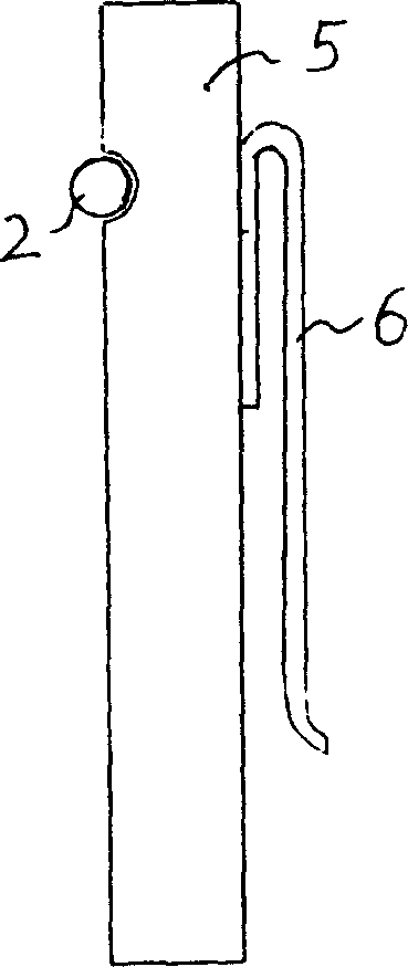 Portable direct-reading type power-free hydrogen-sulfide gas detector and indicating matter preparation method