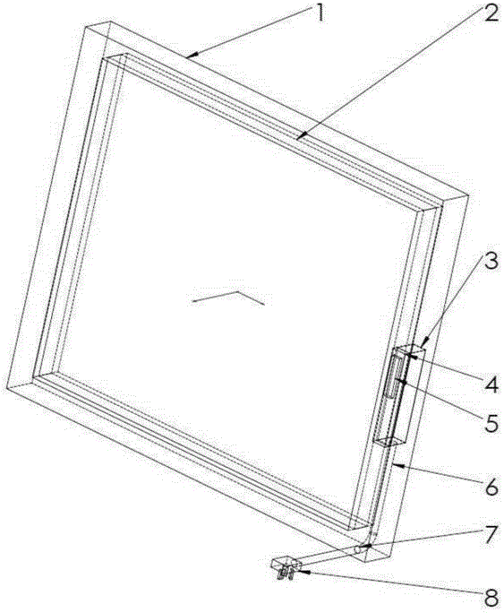 Photoelectric glass window for preventing peeping