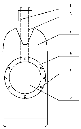 Probe for testing lateral load of deep soil