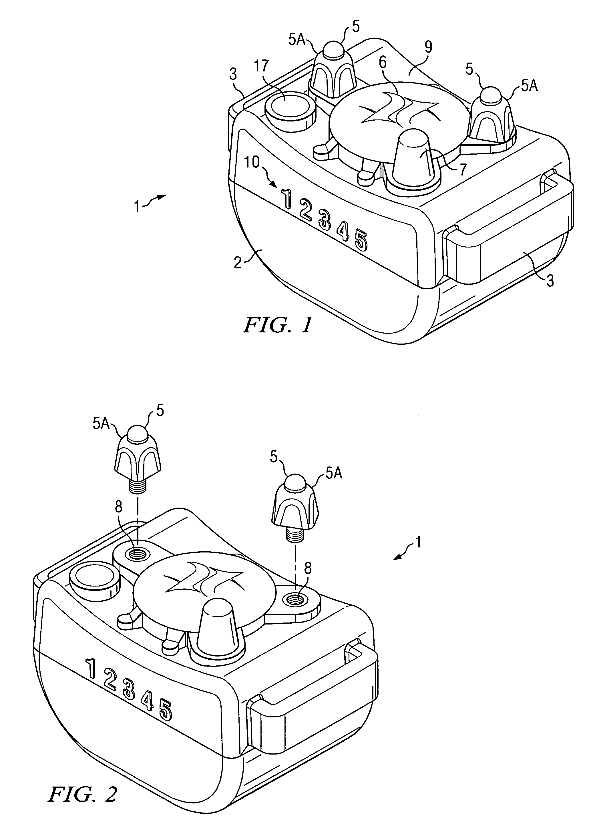 Stabilizing post and method for bark controller