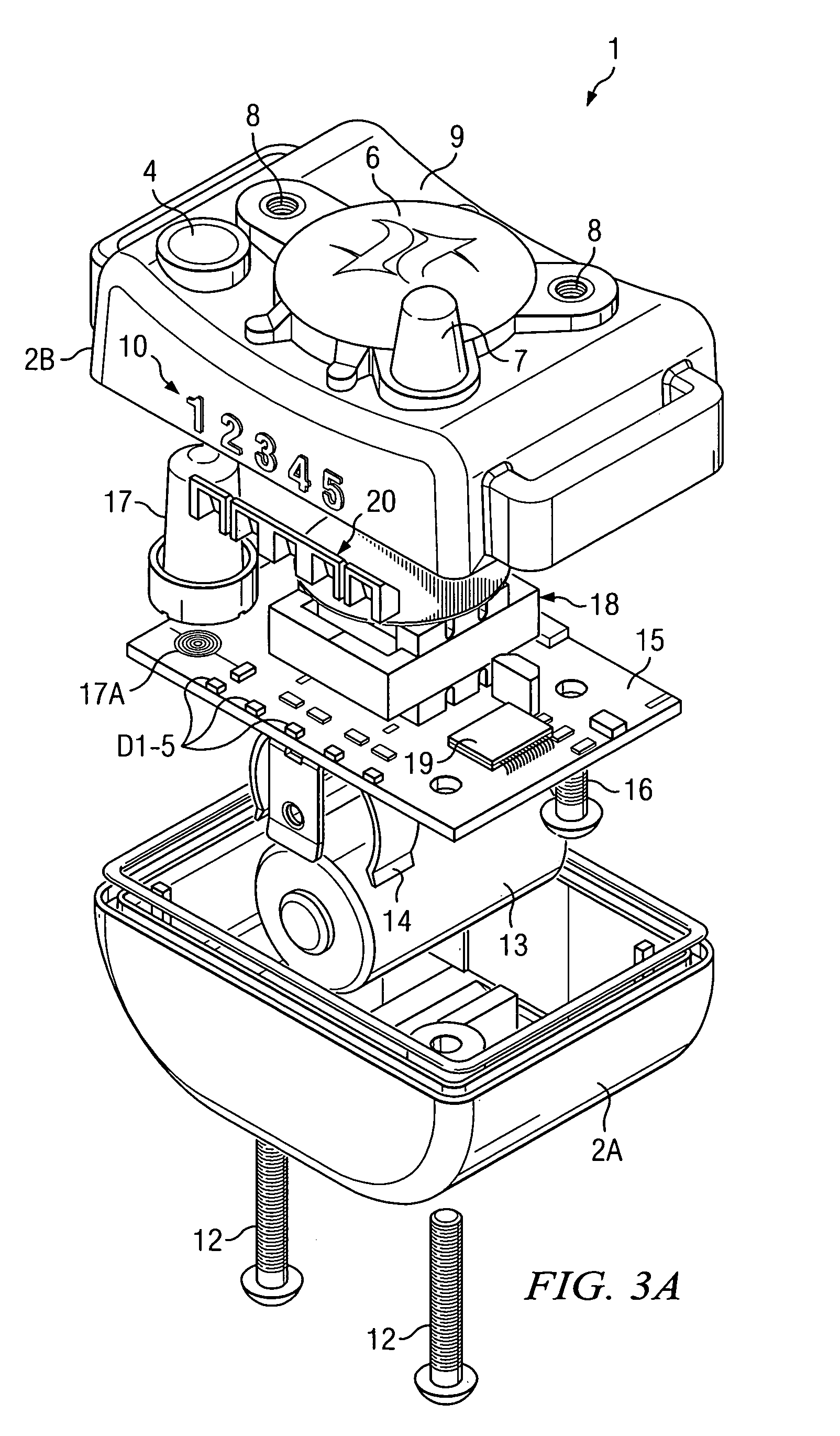 Stabilizing post and method for bark controller