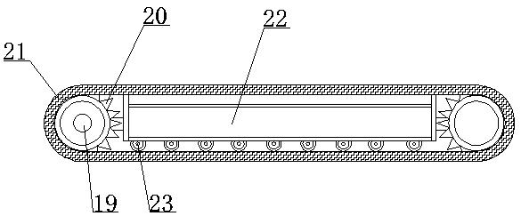 Stair stretcher used for emergency treatment