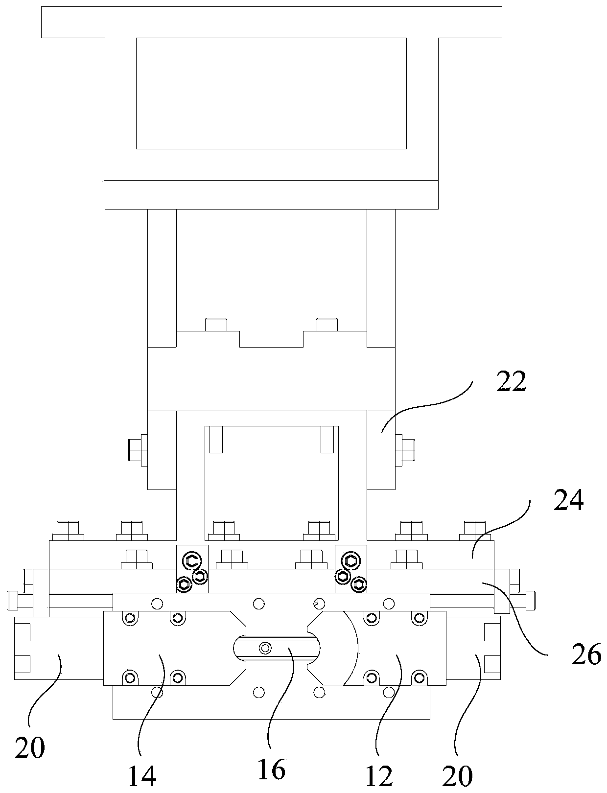 Cutting device, hole punching cutting device and control method of hole punching cutting device