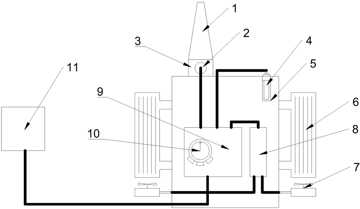 Non-intrusive winding temperature measurement method for oil-immersed air-cooled pie winding transformer