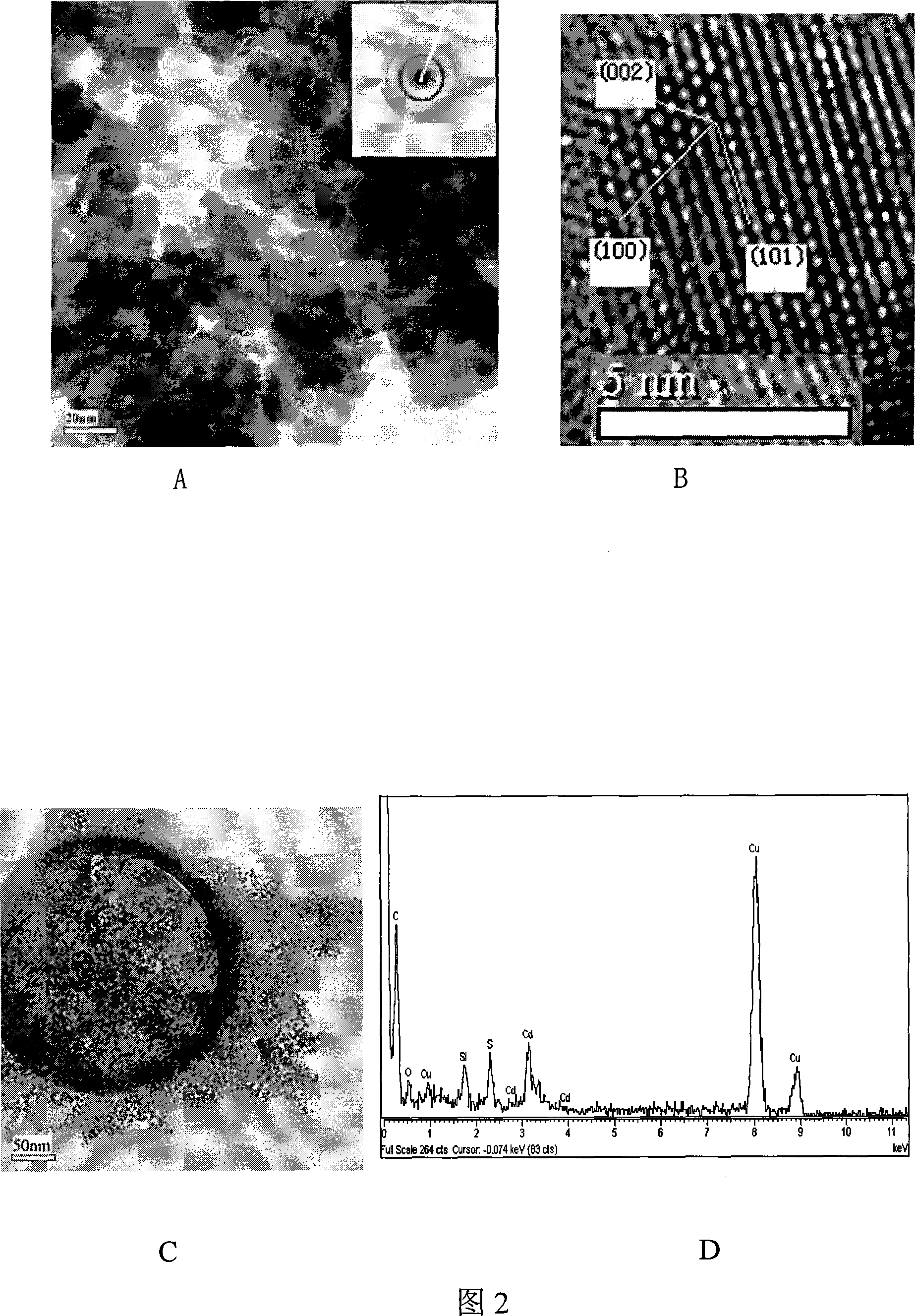 Nano-crystal with core-shell structure and preparation method thereof