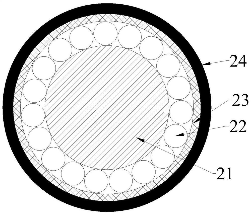 Optical integrated high-power optical energy transmission assembly