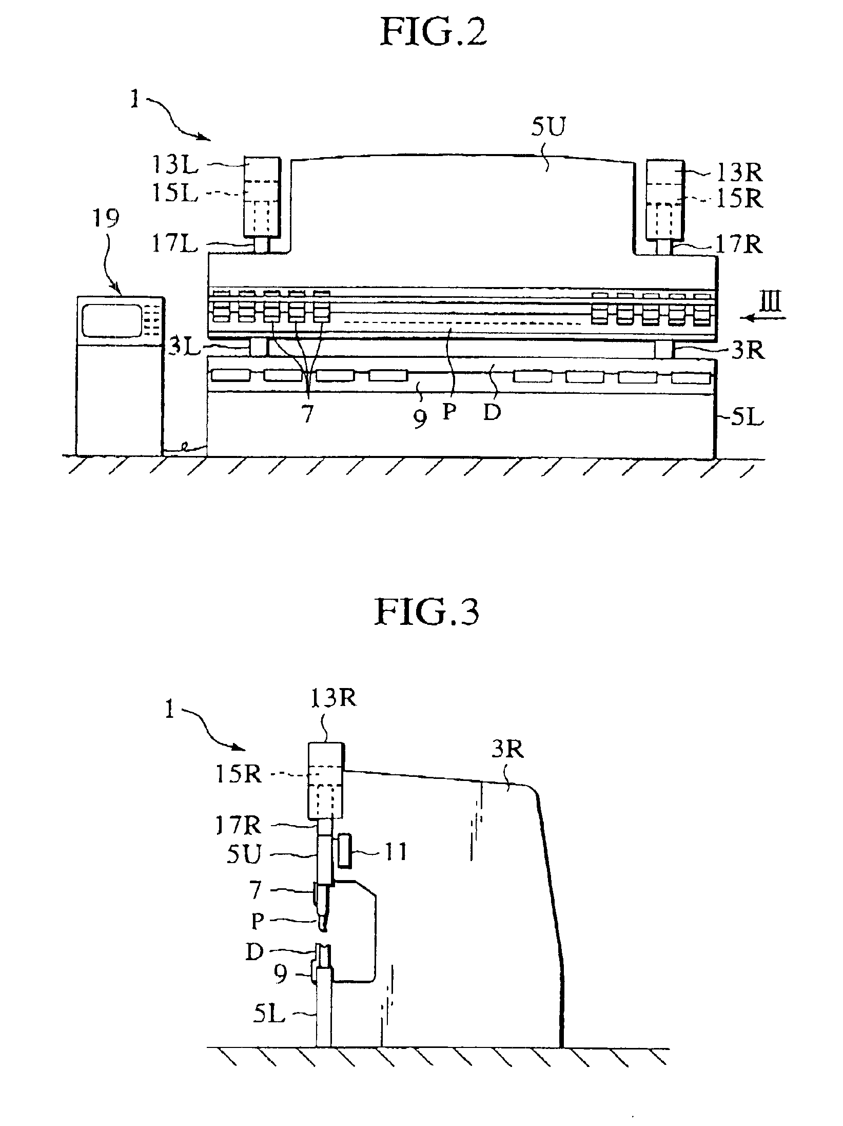 Ram moving method for hydraulic machine, ram movement controller, method for preventing trapping of axial plunger pump used for the machine, and the pump