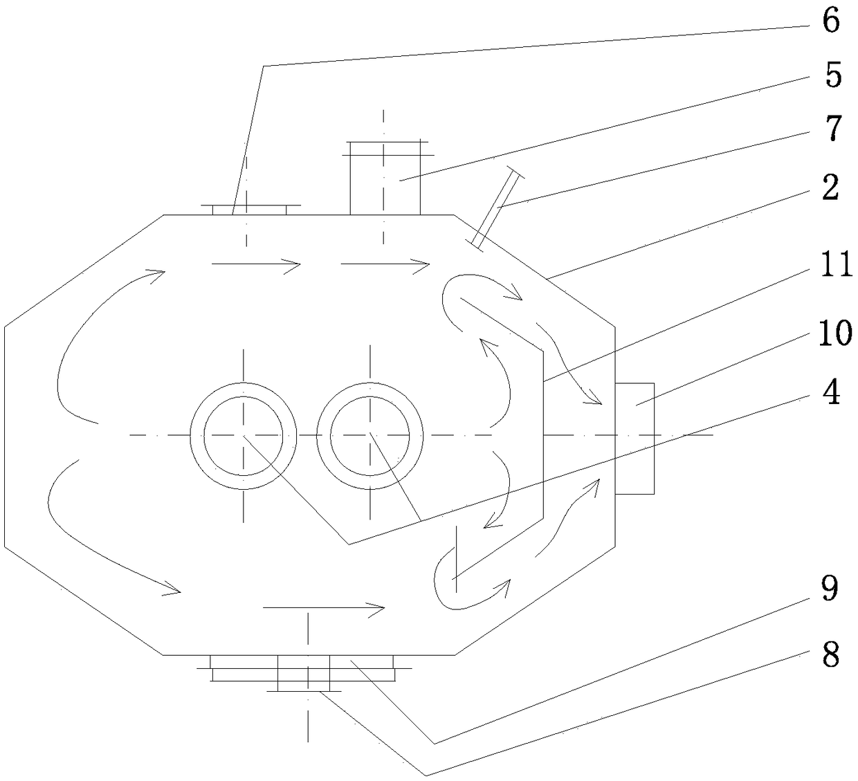 Furnace for macromolecule waste heat energy conversion