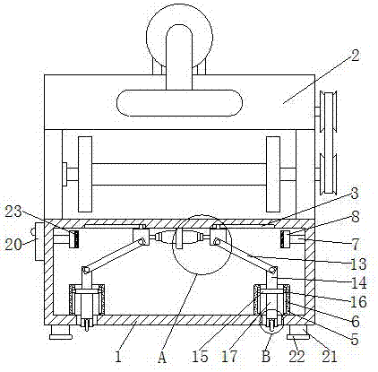 Carding machine convenient to move for textile processing