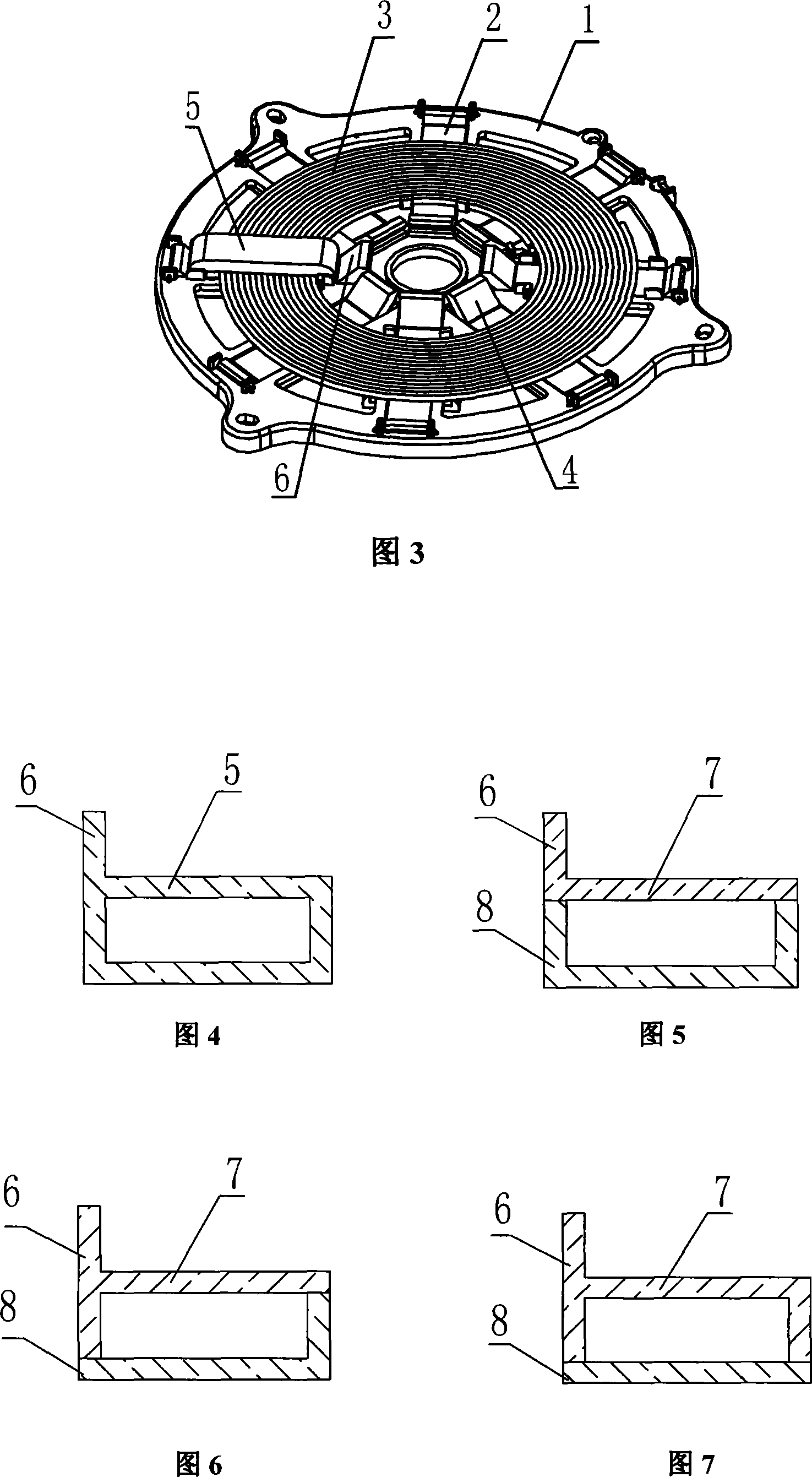 Self-adapting wire coil to power of induction cooker