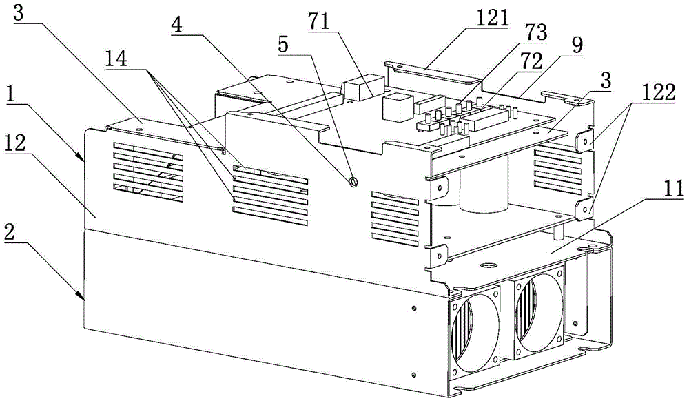 Servo driver housing