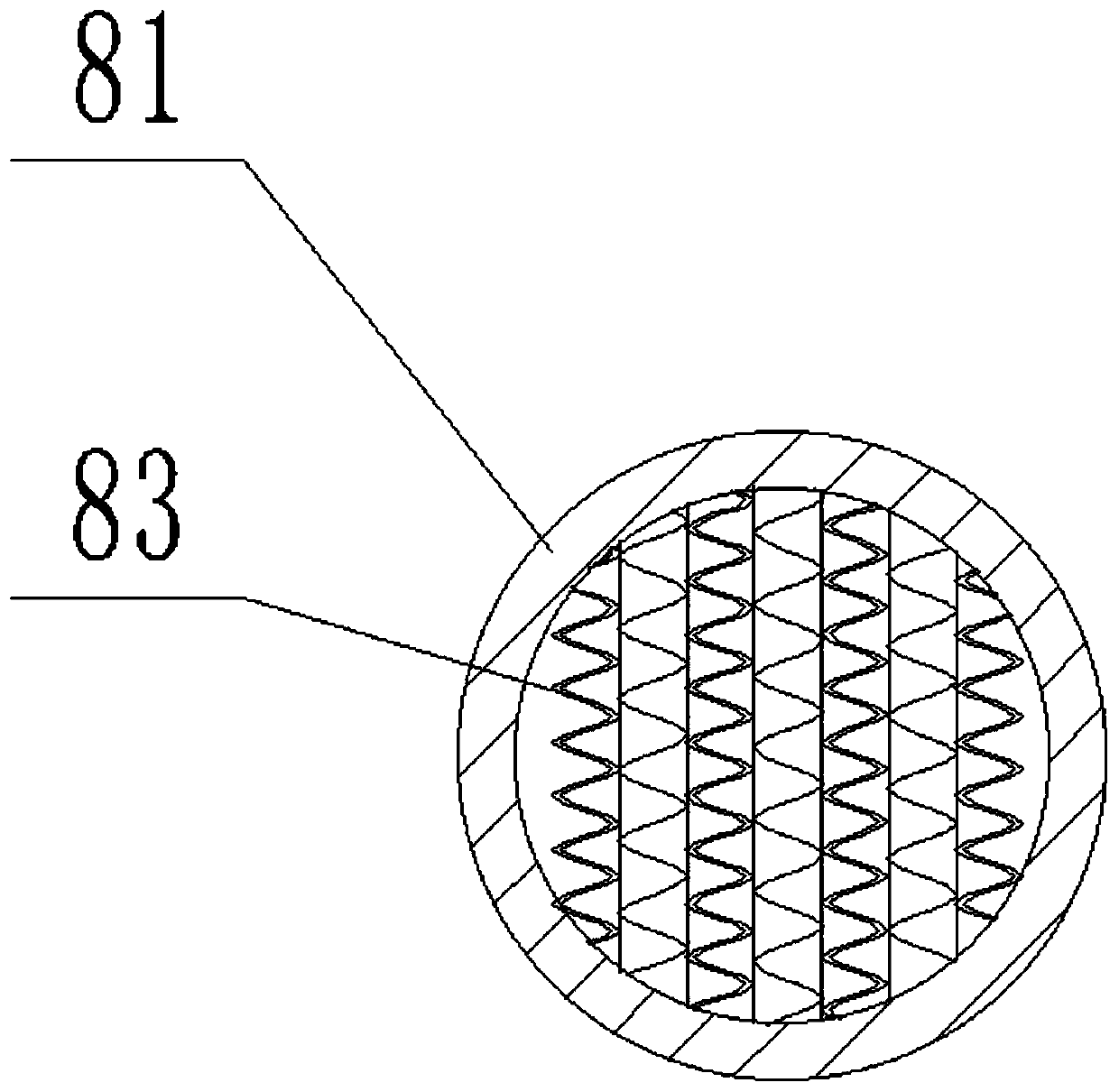 Efficient and energy-saving rubber dispersing and dissolving apparatus