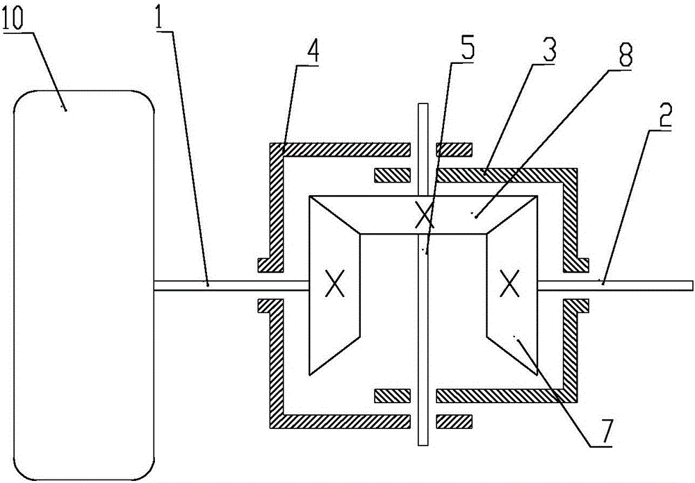 Angle-changeable transmission device, vehicle chassis and control method thereof