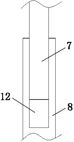 A lightning protection puncture grounding clamp