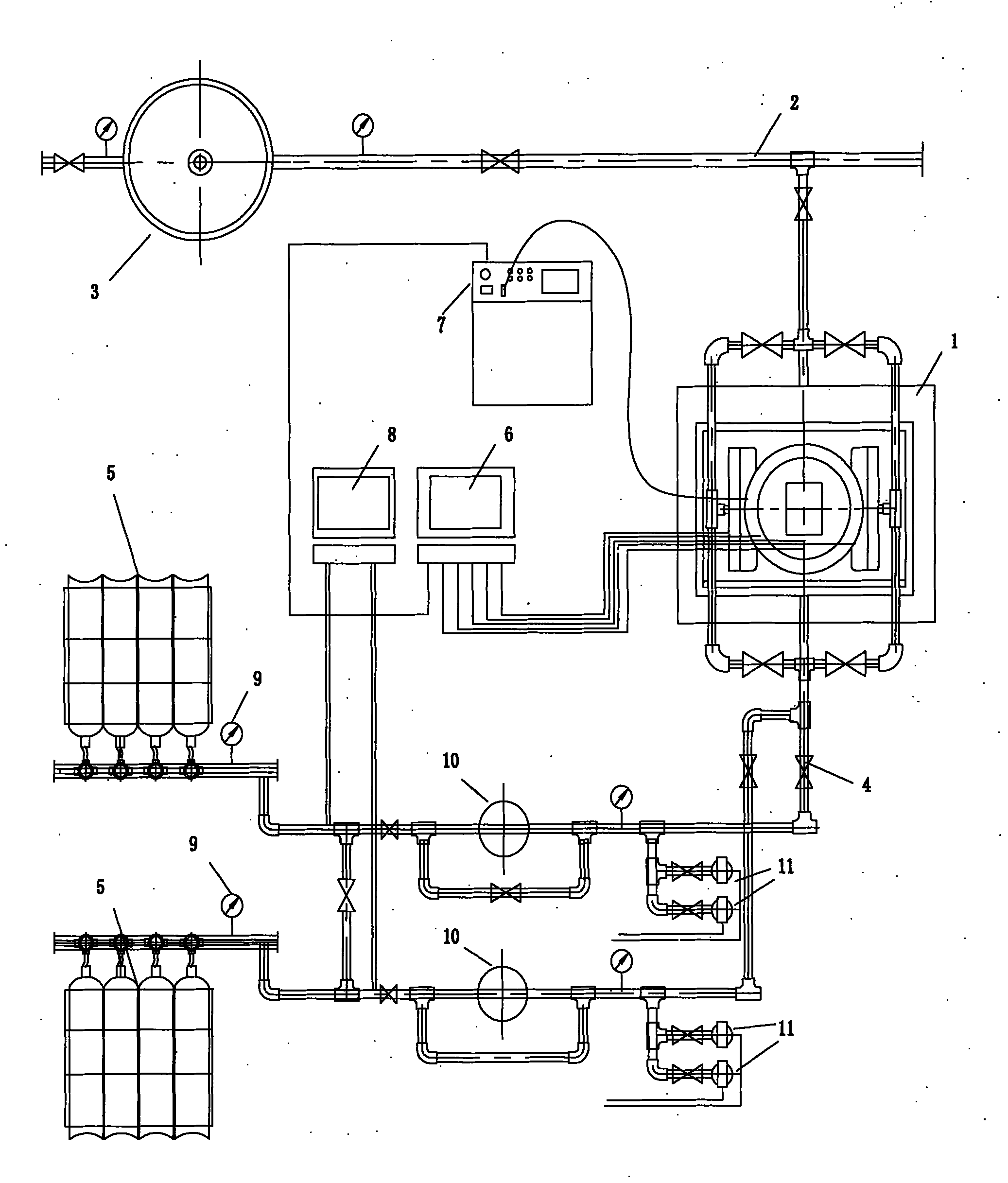 Low temperature test device