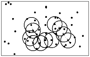 Density-based seismic facies extraction method of noise-containing application spatial clustering