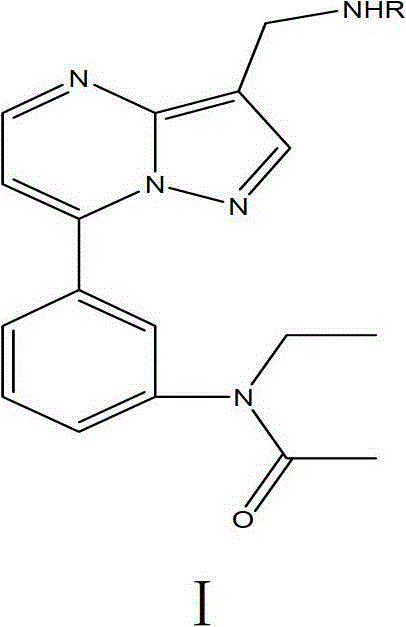 Compound with clam and hypnosis functions, and preparation method and application thereof