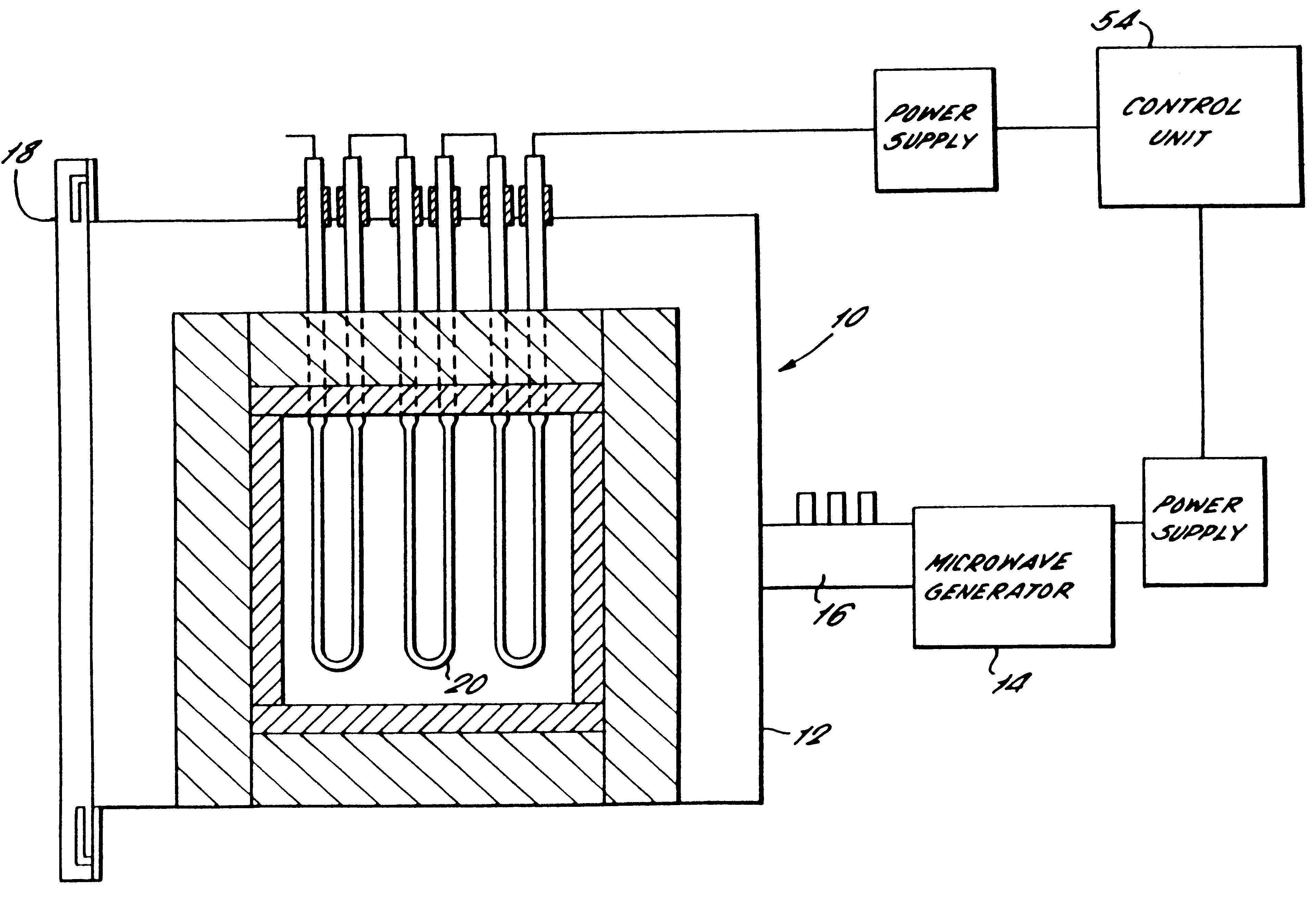 Method of processing ceramic materials and a microwave furnace therefore