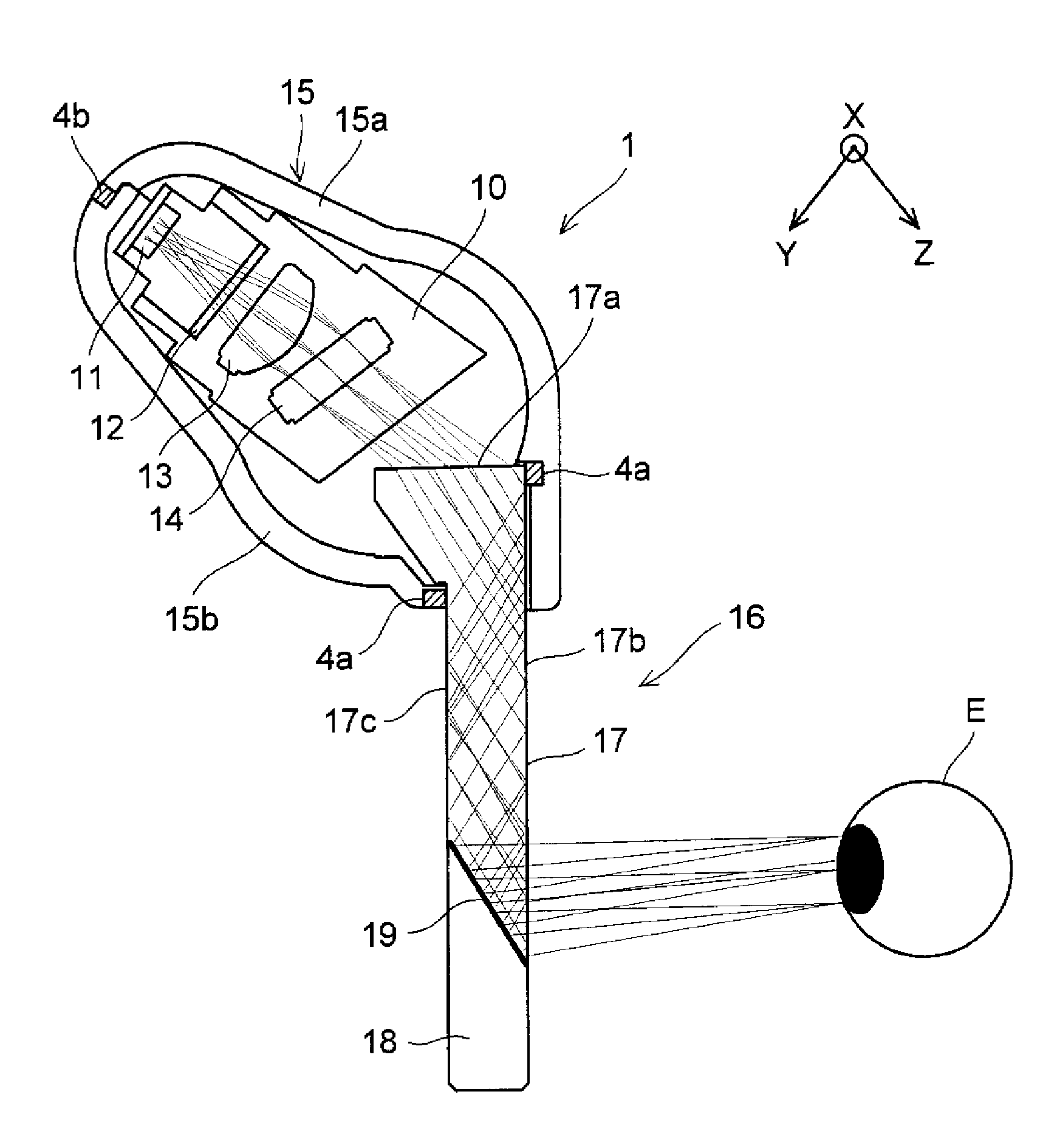 Image display apparatus and head-mounted display