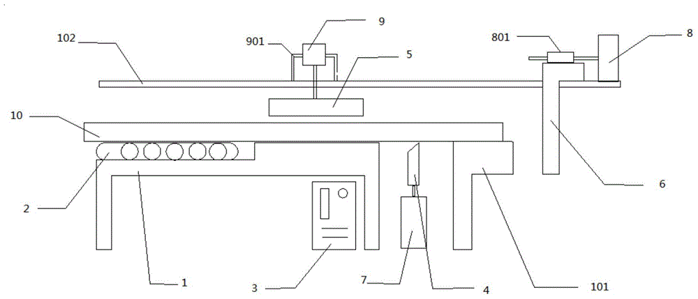 Plate shearing machine