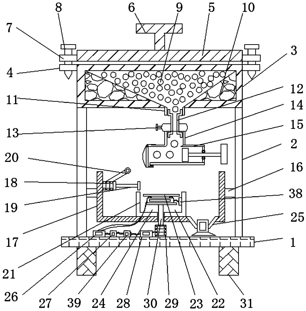 Drug sampling, detecting, weighing and analyzing device for medical use