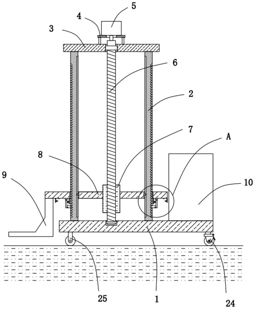 Lifting device for repairing numerically-controlled machine tool