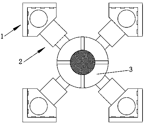 Shock-proof heat dissipation device for electric tool charger