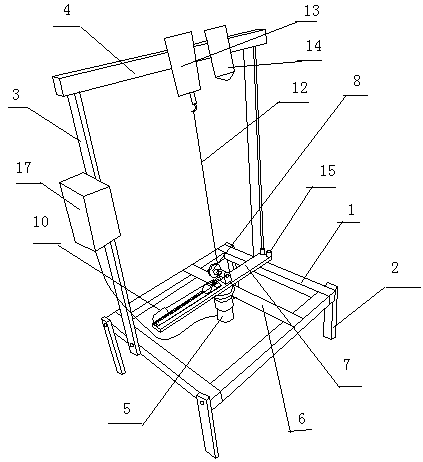 Experimental device for exploring centripetal force decisive factors based on data