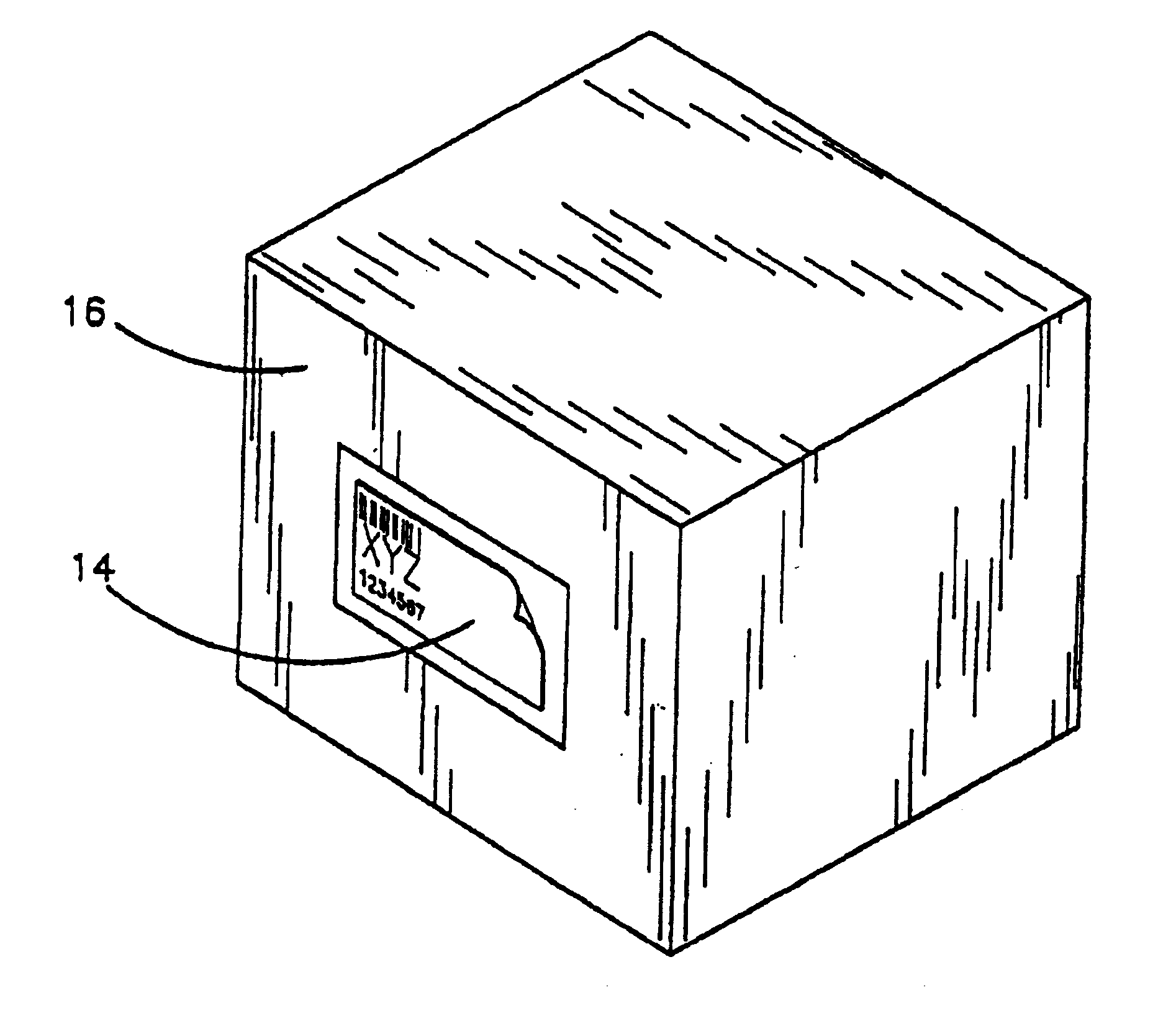 Label system for reusable containers and the like