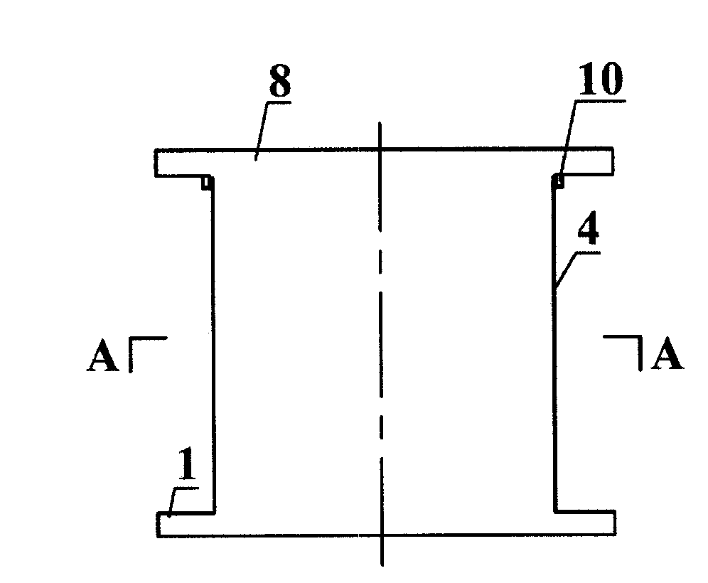 Anti-torsion energy dissipater with internal collision-friction-deformation three-stage energy dissipation