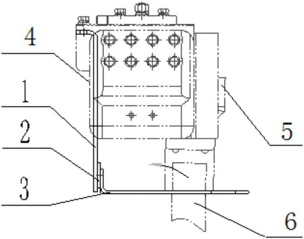 An earthing switch guiding arc striking angle