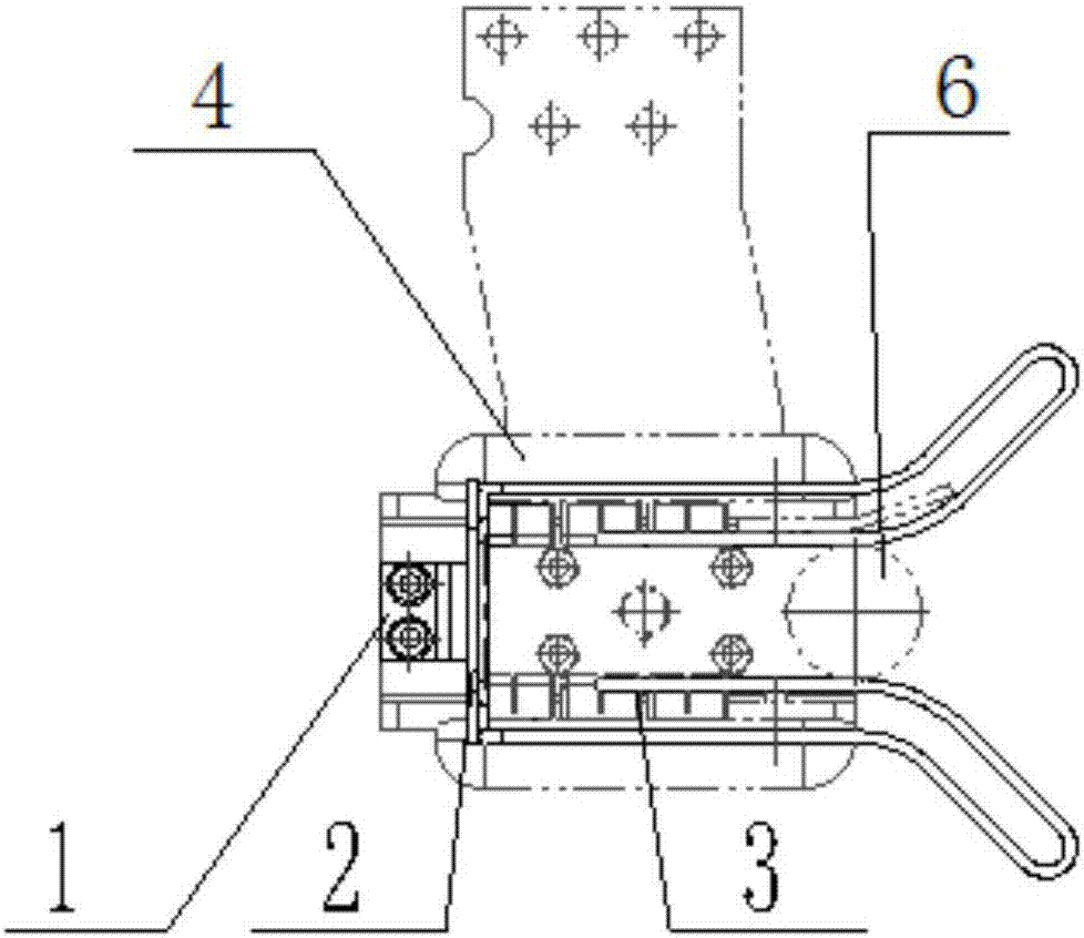 An earthing switch guiding arc striking angle