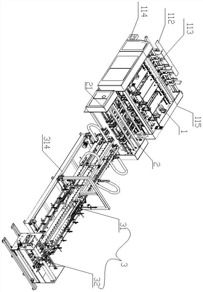 A double-piece high-speed automatic nail box machine