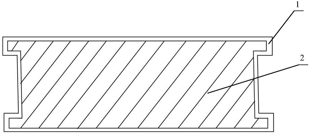 Outdoor high-weatherability high-strength co-extrusion wood composite floor and manufacturing process thereof