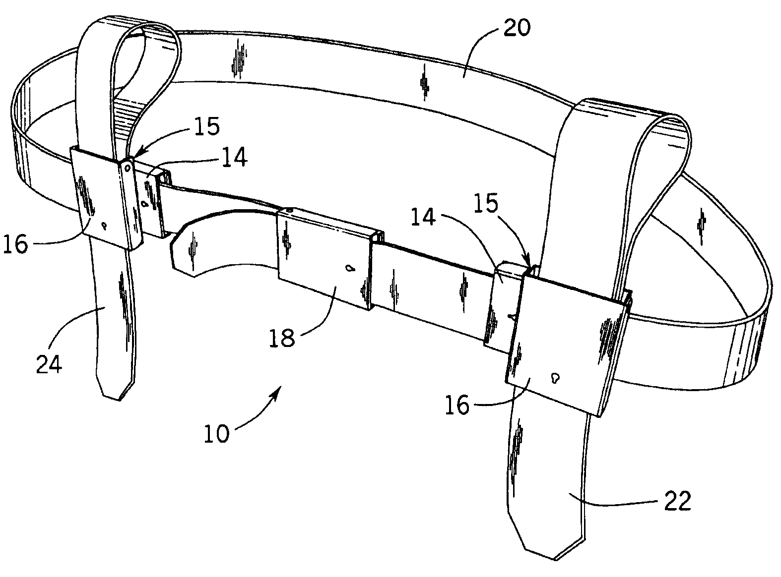 Restraint system and lockable fastener