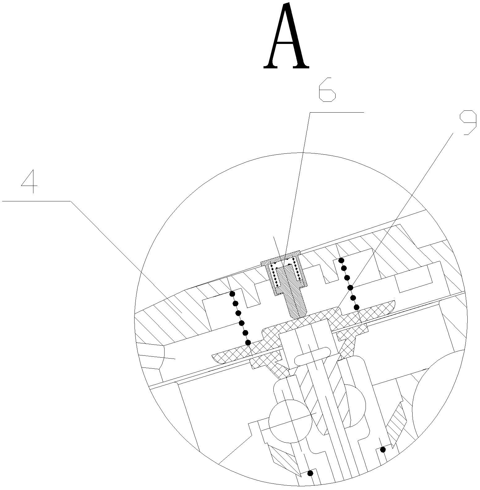 Self-sealing variable-frequency oil gun and control method thereof