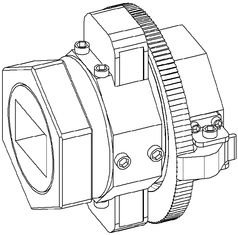 Strain gauge lead wire outlet device