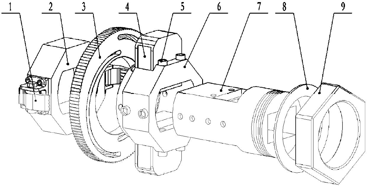 Strain gauge lead wire outlet device