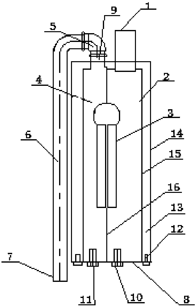 A high-speed EMU drainage device