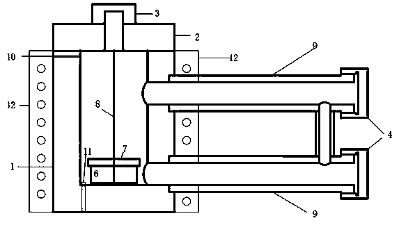 High-temperature and high-pressure flowing device for evaluating corrosion resistance performance of materials