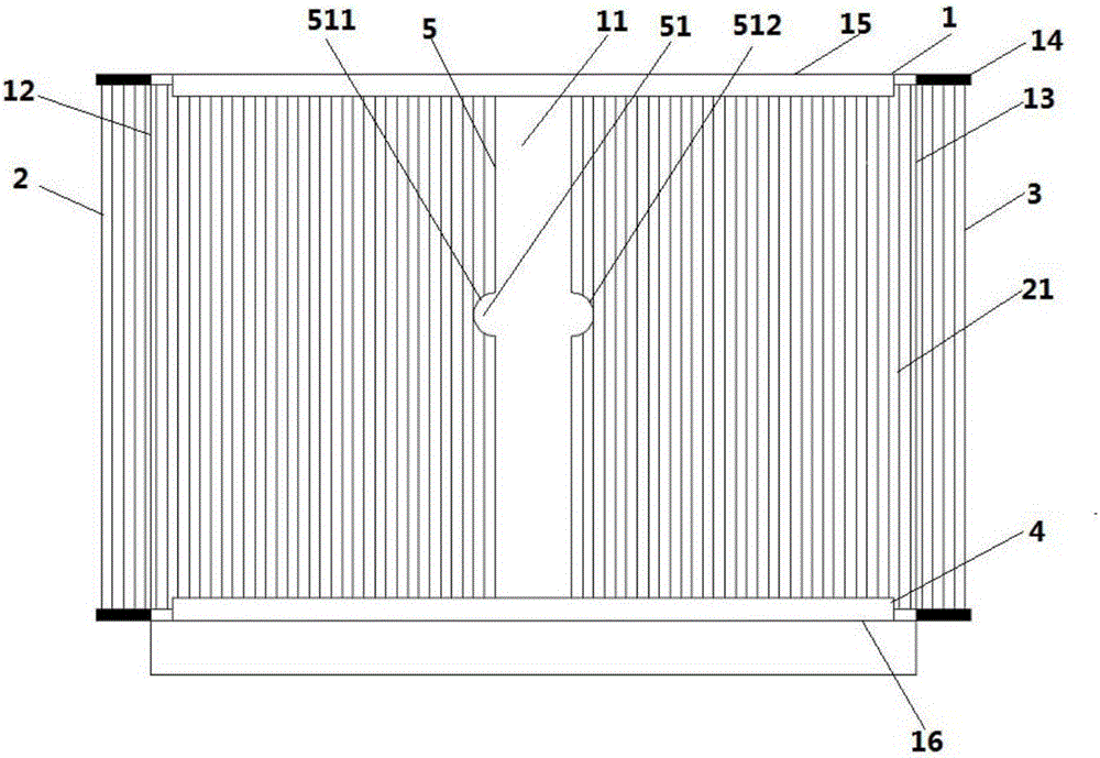 Oven door of rotational molding machine oven