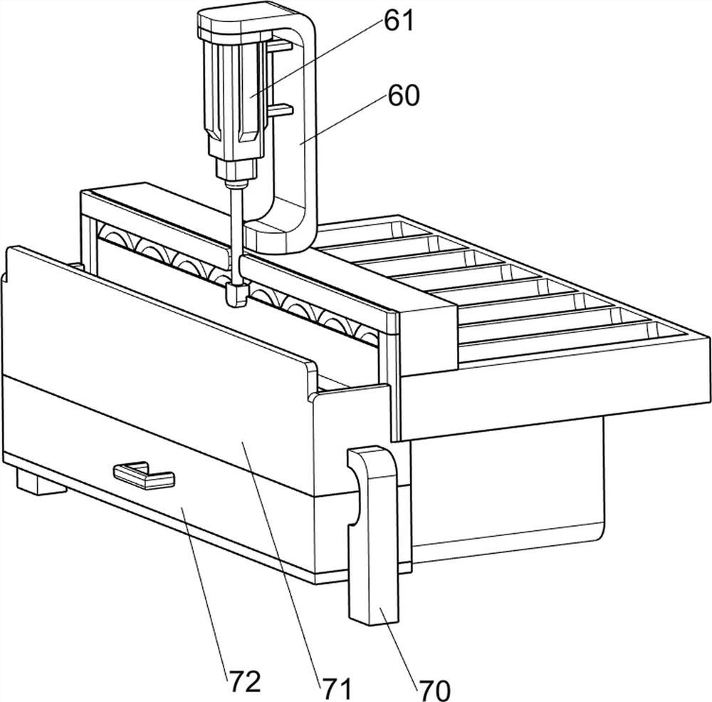 Slicing device for ham