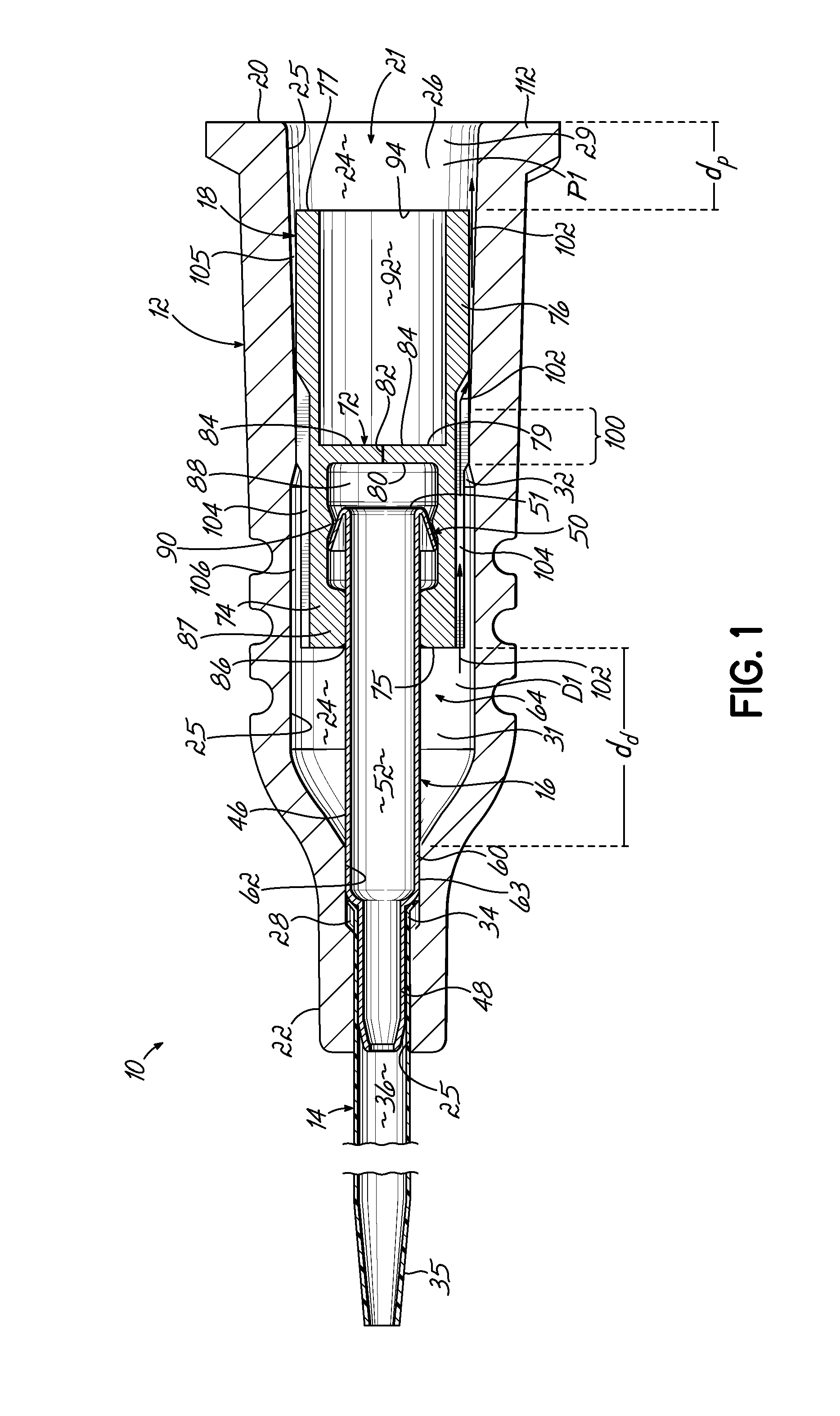 Catheter Assembly with Seal Member