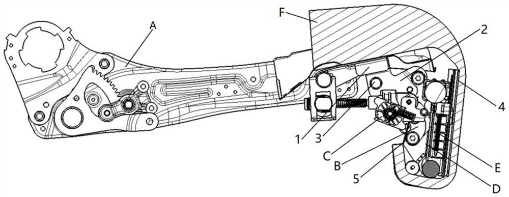 Four-way seamless type vehicle seat leg supporting device