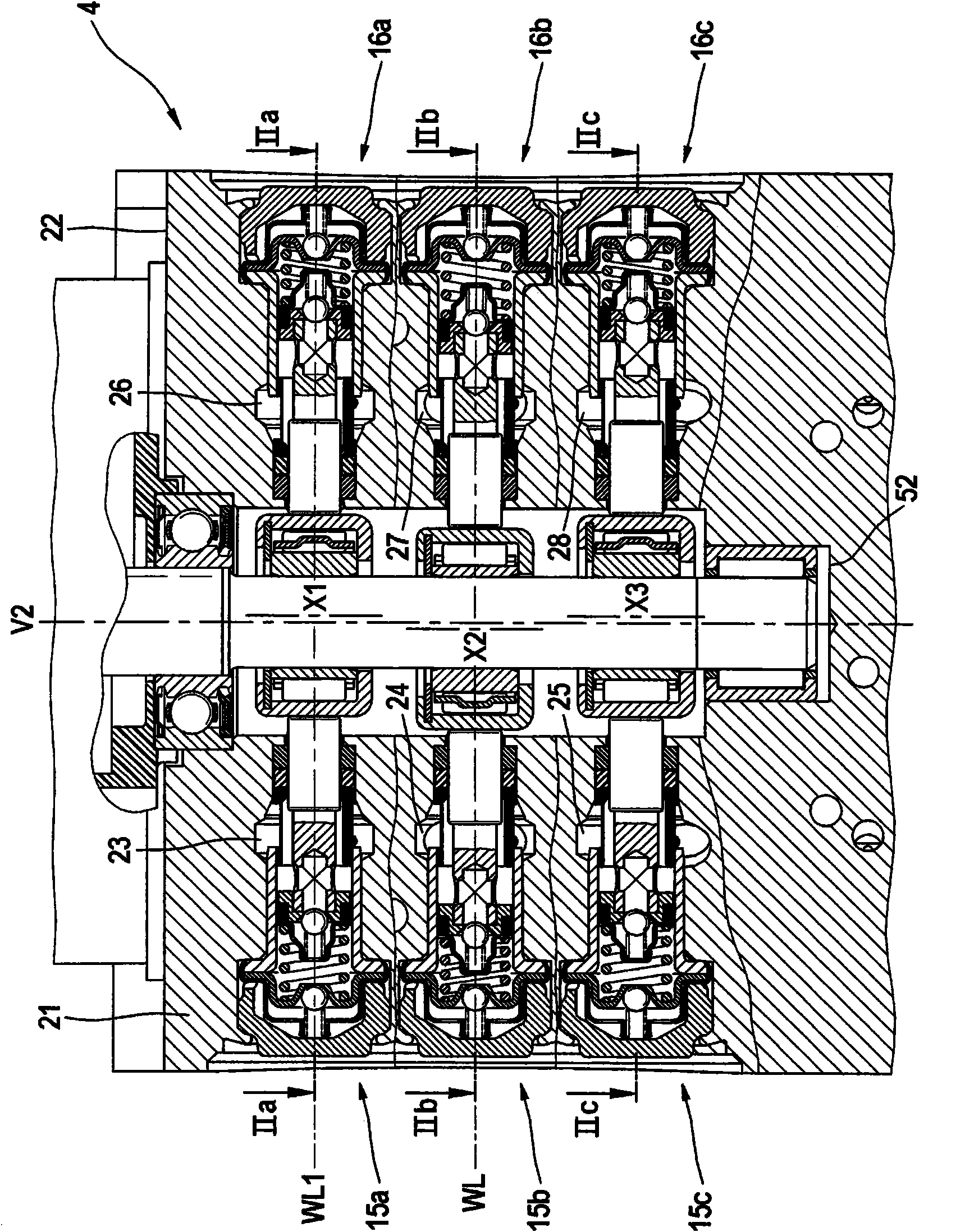 Hydraulic unit for slip-controlled braking systems