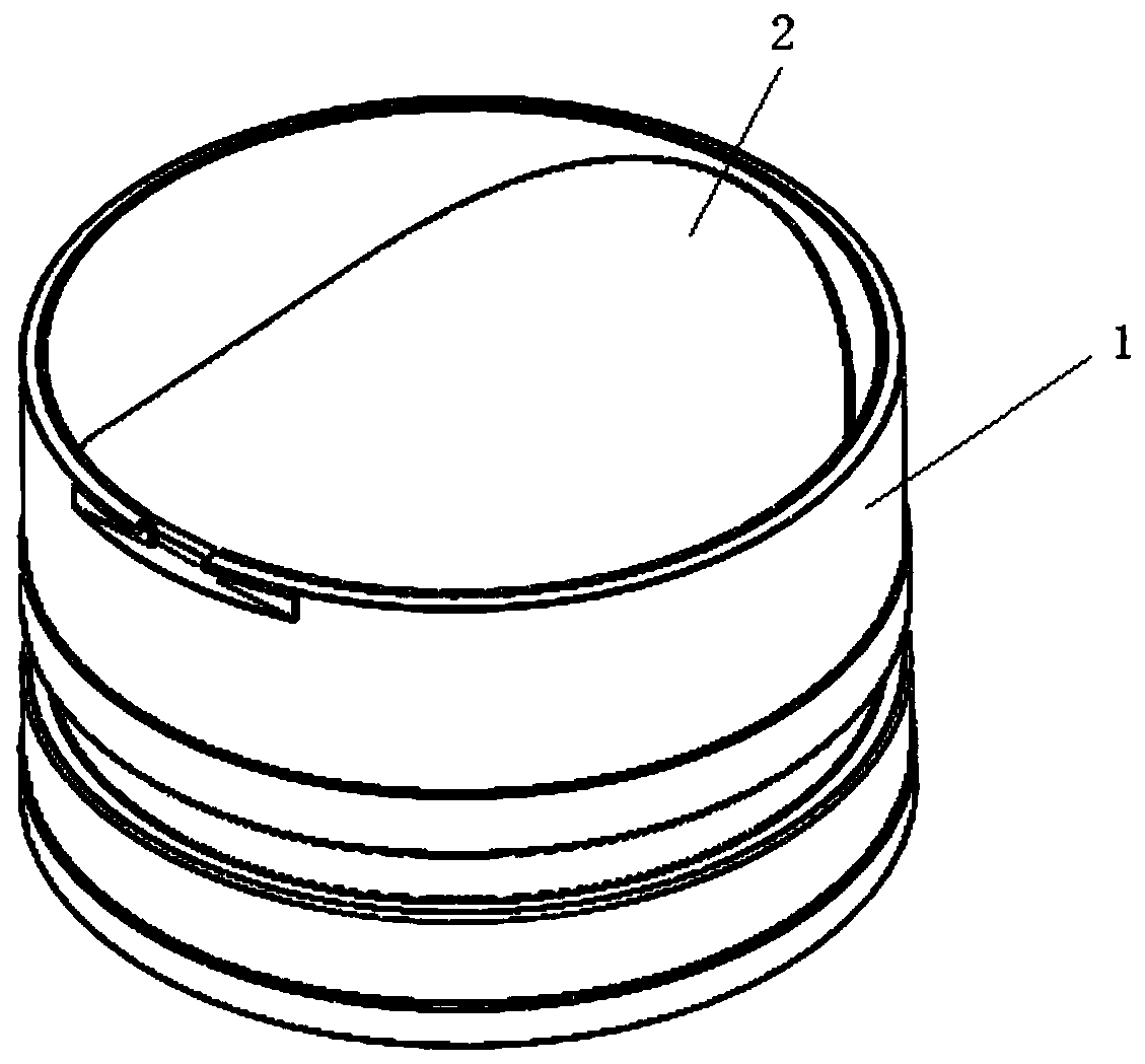 Flap valve structure of pressure-maintaining coring device