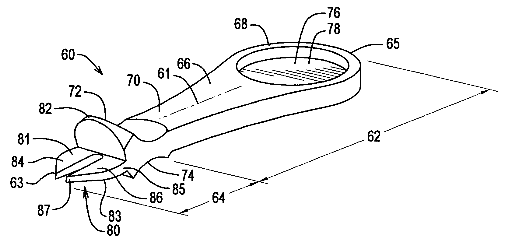 Golf green repair device method and apparatus