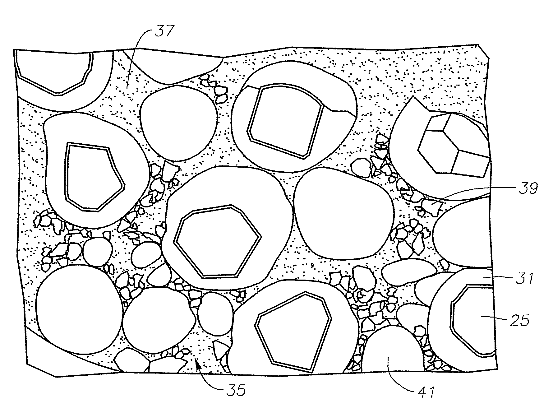 Multi-layer encapsulation of diamond grit for use in earth-boring bits